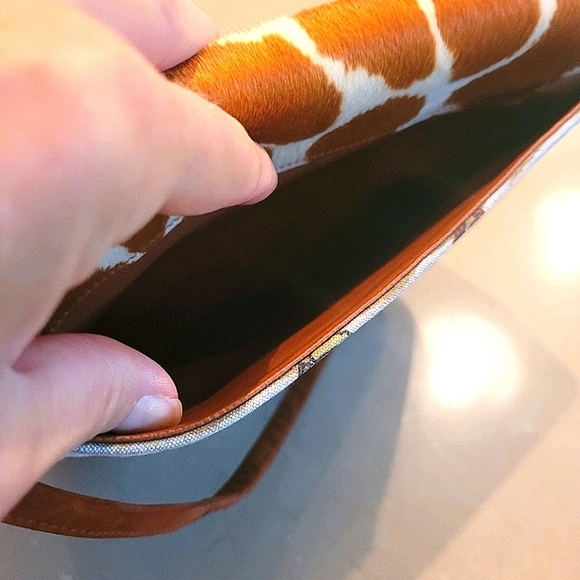 Stuart Weitzman Suede and Canvas Cross Body or Shoulder Bag - Picture 10 of 10